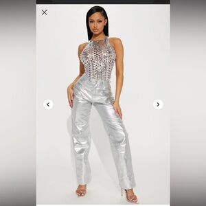 Silver Bodysuit